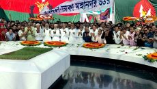 বিপ্লব ও সংহতি দিবসে শহীদ জিয়ার সমাধিতে বিএনপির শ্রদ্ধা