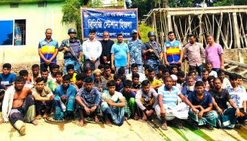 মেঘনায় ৩০ লাখ মিটার কারেন্ট জাল ও ইলিশসহ ৭৮ জেলে গ্রেফতার