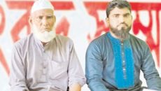 শ্রীপুরে শিক্ষক পরিবারের জমি দখলের প্রতিবাদে সংবাদ সম্মেলন