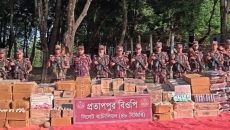 সিলেটে ৮ কোটি টাকা মূল্যের ভারতীয় চোরাই পণ্য জব্দ
