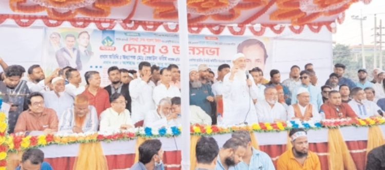 সোনারগাঁয়ে বিএনপির নেতাকর্মীদের উপস্থিতিতে জনসভা