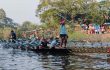 কোটালীপাড়ায় কালীপূজা উপলক্ষে নৌকাবাইচ