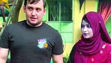 তরুণীর প্রেমের টানে তুরস্কের যুবক সিরাজগঞ্জে