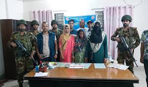 শেরপুরে যৌথ বাহিনীর অভিযানে নারী মাদক কারবারি আটক
