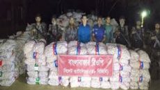 সিলেটে ৯৩ লক্ষাধিক টাকার চোরাই পণ্য জব্দ