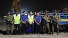 শেরপুরে মধ্যরাতে যৌথ অভিযানে ১৬ মোটরসাইকেল আটক