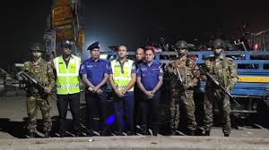 শেরপুরে মধ্যরাতে যৌথ অভিযানে ১৬ মোটরসাইকেল আটক