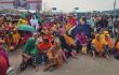 বকেয়া বেতন দাবিতে আবারও মহাসড়ক অবরোধ করলো শ্রমিকরা