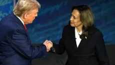 ট্রাম্পকে ফোন করে অভিনন্দন জানালেন কমলা হ্যারিস