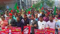 বিএনপির র‍্যালি শুরু, সড়কে লাখো নেতাকর্মীর ঢল