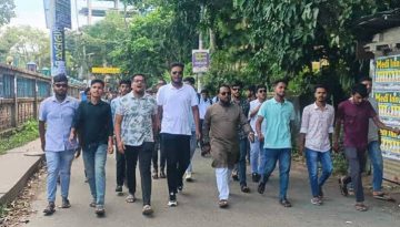 বাগেরহাটে মাদকের বিরুদ্ধে ছাত্রদলের প্রচার