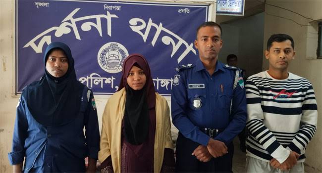 দর্শনায় অপহৃতা স্কুলছাত্রীকে ৬ মাস পর উদ্ধার