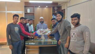 বাবুগঞ্জে নবাগত ইউএনও’র সাথে উপজেলা ছাত্রদলের সৌজন্য সাক্ষাৎ
