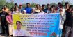 সিরাজদিখানে শেখ আসলাম হত্যার বিচারের দাবিতে এলাকাবাসীর মানববন্ধন