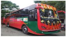 রবিবার থেকে গাজীপুর-গুলিস্তান রুটে চলবে বিআরটিসির এসি বাস