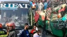 শেরপুরে বাসচাপায় ৬ জন নিহত