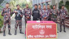 দৌলতপুর সীমান্তে বিদেশি পিস্তল ও গুলিসহ আটক ১