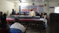 মাধবপাশায় শীতবস্ত্র বিতরণ