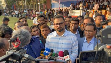 বাংলাদেশে কখনো স্বৈরাচারের স্হান জনগণ মেনে নিবেনা: আমিনুল হক