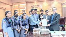 চাঁদপুর জেলা স্কাউট সংস্করণের জন্য জেলা প্রশাসকের কাছে প্রস্তাবিত সংস্কার পত্র প্রদান