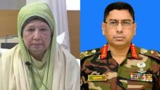 খালেদা জিয়ার খোঁজখবর নিতে গুলশানের বাসায় সেনাপ্রধান