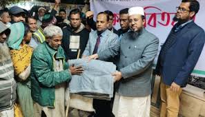 ব্রাহ্মণবাড়িয়ায় ইসলামী ব্যাংকের উদ্যোগে কম্বল বিতরণ