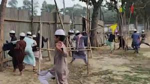 জয়পুরহাটে নারী ফুটবল টিমের খেলার আয়োজন করায় ভাঙচুর