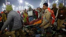 ভারতের কুম্ভমেলায় পদদলিত হয়ে প্রায় ৪০ জনের মৃত্যু