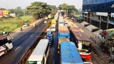 ঢাকা-চট্টগ্রাম মহাসড়কে গজারিয়া অংশে ১৩ কিমি যানজট