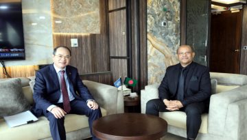 বেবিচক চেয়ারম্যান এর সাথে ভিয়েতনামের রাষ্ট্রদূতের সৌজন্য সাক্ষাৎ