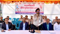 চাঁদপুরে মাদক বিরোধী প্রীতি ফুটবল টুর্নামেন্টের উদ্বোধন