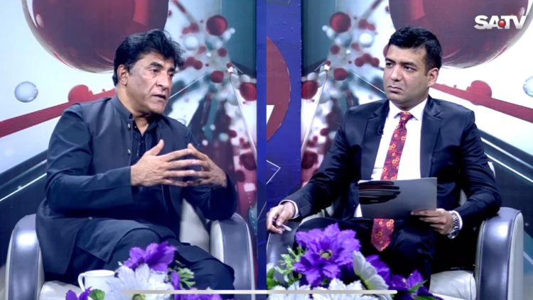 এসএ টিভির টকশোতে পাকিস্তানের হাইকমিশনার মারুফ