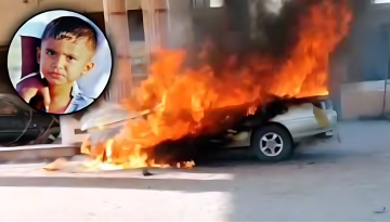 গ্যাস নিতে গিয়ে প্রাইভেটকারে আগুন, ভেতরে পুড়ে শিশু নিহত