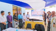 আহ্‌ছানিয়া মিশন বিজ্ঞান ও প্রযুক্তি বিশ্ববিদ্যালয়ে সফলভাবে রক্তদান শিবিরের আয়োজন
