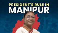 মুখ্যমন্ত্রীর পদত্যাগের পর মণিপুরে রাষ্ট্রপতি শাসন জারি