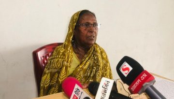 গাজীপুরে যুবলীগ নেতার বিরুদ্ধে জমি দখলের চেষ্টার অভিযোগে সংবাদ সম্মেলন