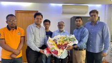 বিআইএফ এর সভাপতি বি এম ইউসুফ আলীকে শরীয়তপুর সাংবাদিক সমিতি ঢাকা’র শুভেচ্ছা