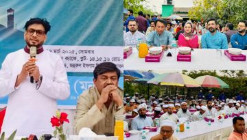 গণঅভ্যুত্থানে নিহত ও আহতদের স্মরণে চিত্রনায়ক মুন্না’র ইফতার মাহফিল