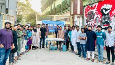দুই শতাধিক রোজাদারকে ইফতার বিতরণ করলো জবিস্থ মৌলভীবাজার ছাত্রকল্যাণ