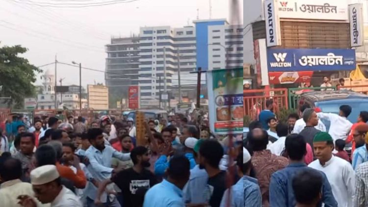 জাতীয় পার্টির ইফতার মাহফিলে হামলা, এসএ টিভির রিপোর্টার সহ আহত ২০