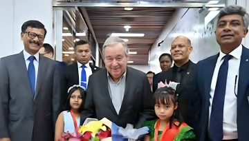 ঢাকায় এলেন জাতিসংঘের মহাসচিব আন্তোনিও গুতেরেস