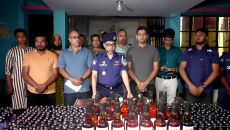 জামালপুরে ১৪শ’ ফেন্সিডিল ও ২৪ বোতল ভারতীয় মদসহ গ্রেপ্তার ৩