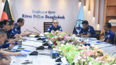 নৌপুলিশের মাসিক অপরাধ পর্যালোচনা ও কল্যাণ সভা অনুষ্ঠিত