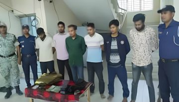 দুই তরুণকে অপহরণ করে মুক্তিপণ আদায়, ডিবি পুলিশসহ গ্রেপ্তার ৬