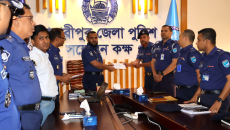 মাদারীপুর জেলা পুলিশের মাসিক অপরাধ সভা অনুষ্ঠিত