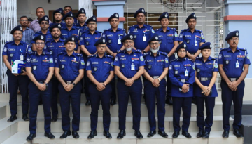 ময়মনসিংহ রেঞ্জ ডিআইজি ও অতিরিক্ত ডিআইজির বিদায়ী সংবর্ধনা