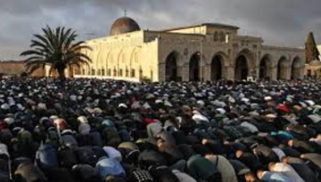 আল-আকসায় ঈদের নামাজে লাখো ফিলিস্তিনি
