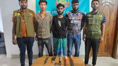 গাজীপুরে ডাকাতির প্রস্তুতিকালে দেশীয় অস্ত্রসহ ৩ জন গ্রেফতার