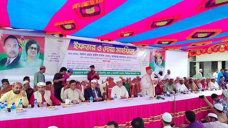 মির্জাগঞ্জে বিএনপি’র ইফতার ও দোয়া মাহফিল