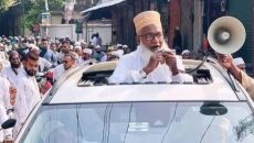 চিতলমারী জামায়াতে ইসলামীর শোভাযাত্রা, এমপি প্রার্থী মশিউর রহমান খানের ঈদ শুভেচ্ছা